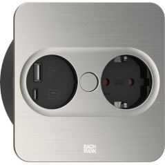 Bachmann TWIST 2 - 1xCEE73 & 1xUSB AC 22W | Versatile Power Solution for Modern Spaces - Item 946.005
